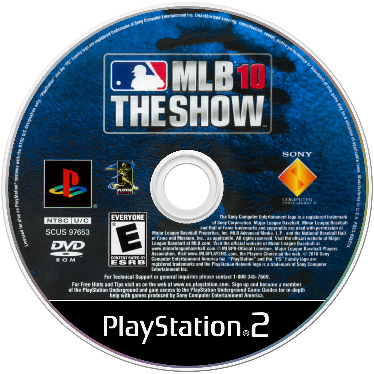 MLB 10 The Show media 5 for Playstation 2